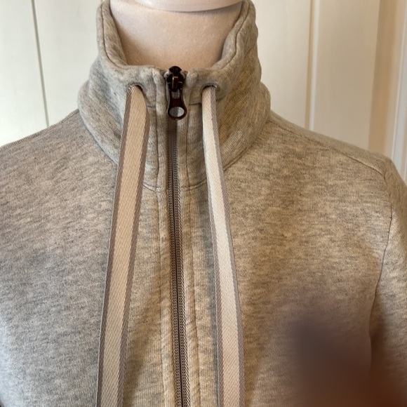 T by Talbots womens zip up grey sweatshirt size Sp - Picture 2 of 13